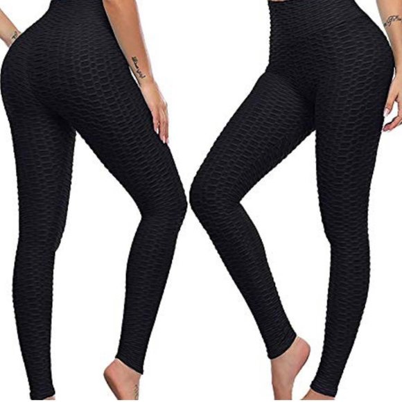 Locaro Textured Yoga Pants - Picture 2 of 4